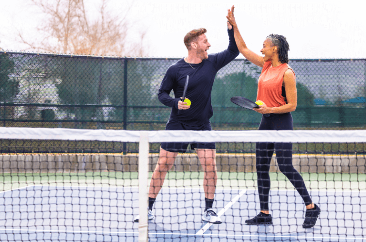 tennis court into a pickleball court. tennis court coatings, court repairs